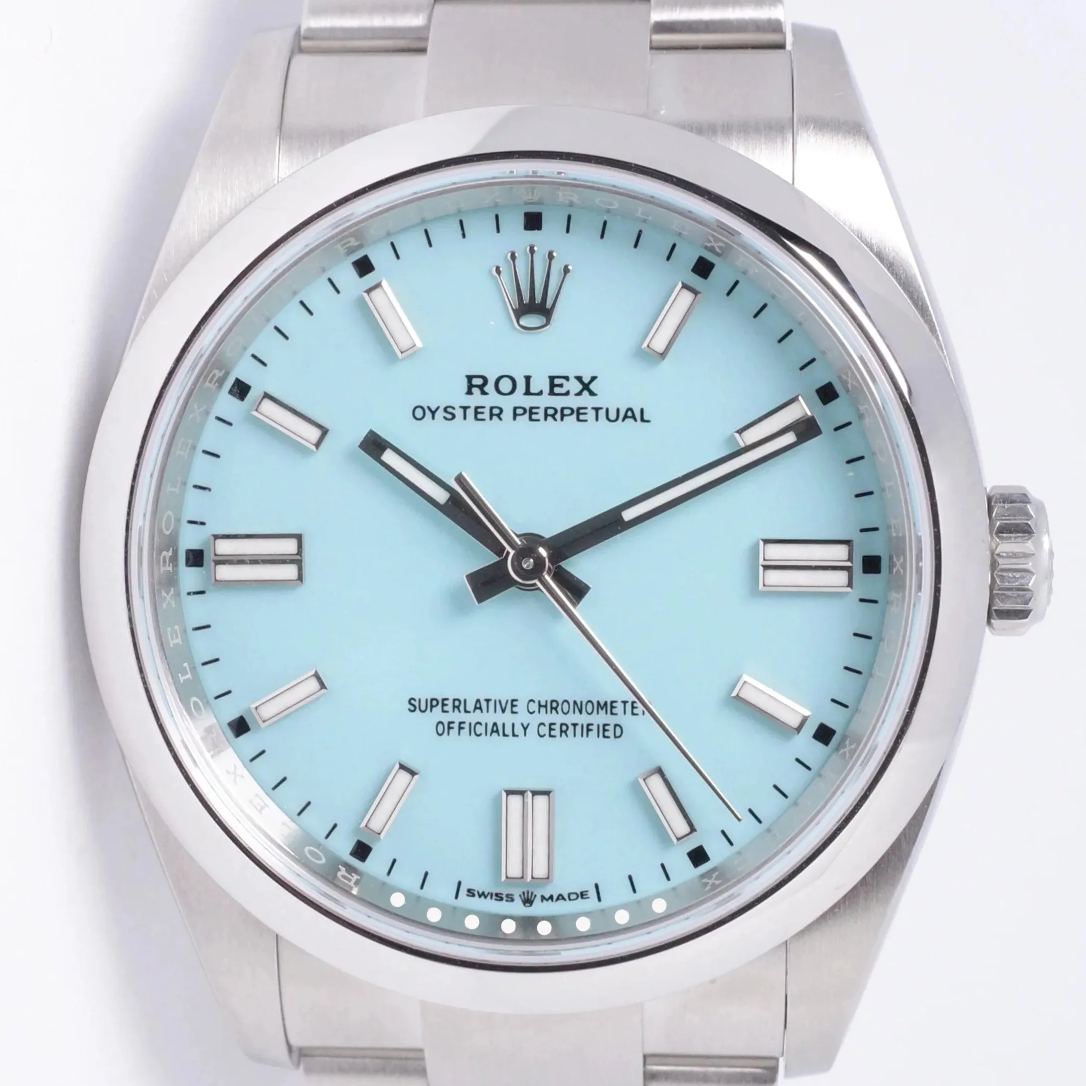 Rolex Oyster Perpetual 36 126000 36mm Stainless steel Turquoise