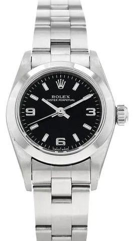 Rolex Oyster Perpetual 76080 26mm Stainless steel Black