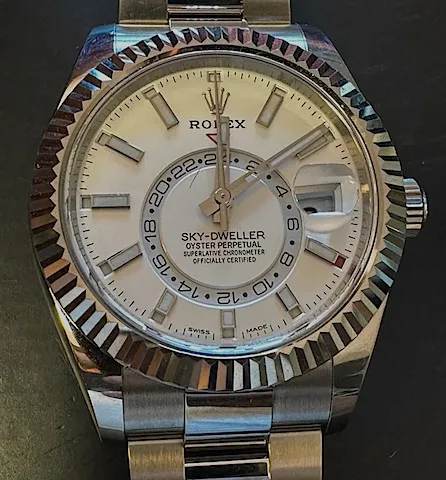 Rolex Sky-Dweller 326934 42mm Stainless steel White 4