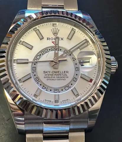 Rolex Sky-Dweller 326934 42mm Stainless steel White 13