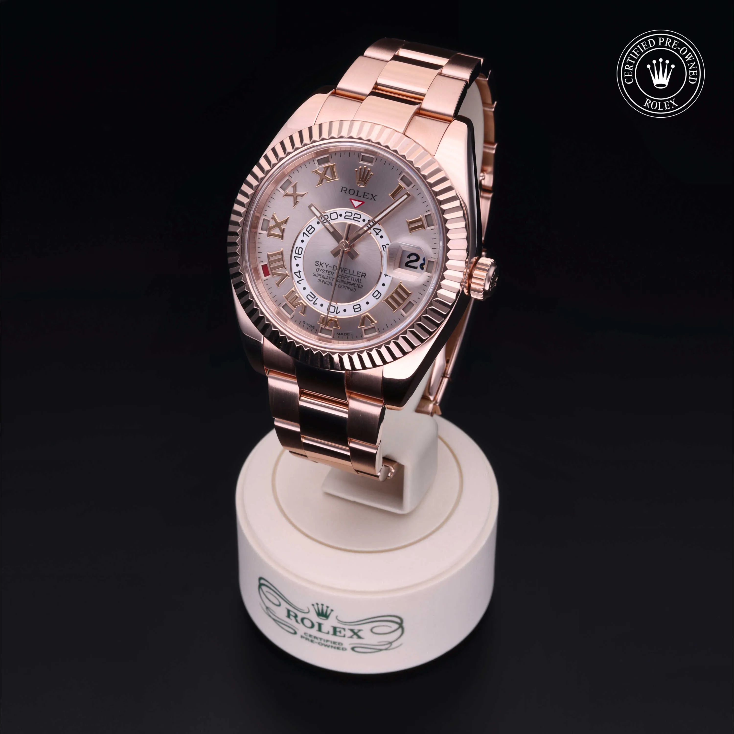 Rolex Sky-Dweller 326935 42mm Rose gold Champagne 1