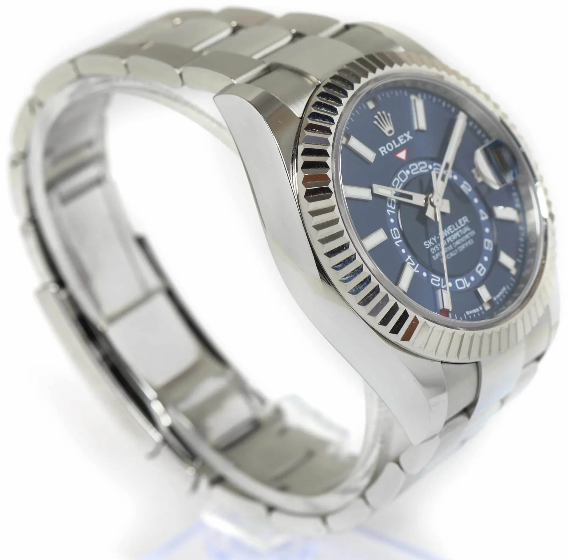 Rolex Sky-Dweller 336934-0005 42mm White gold and Oystersteel Bright blue 2