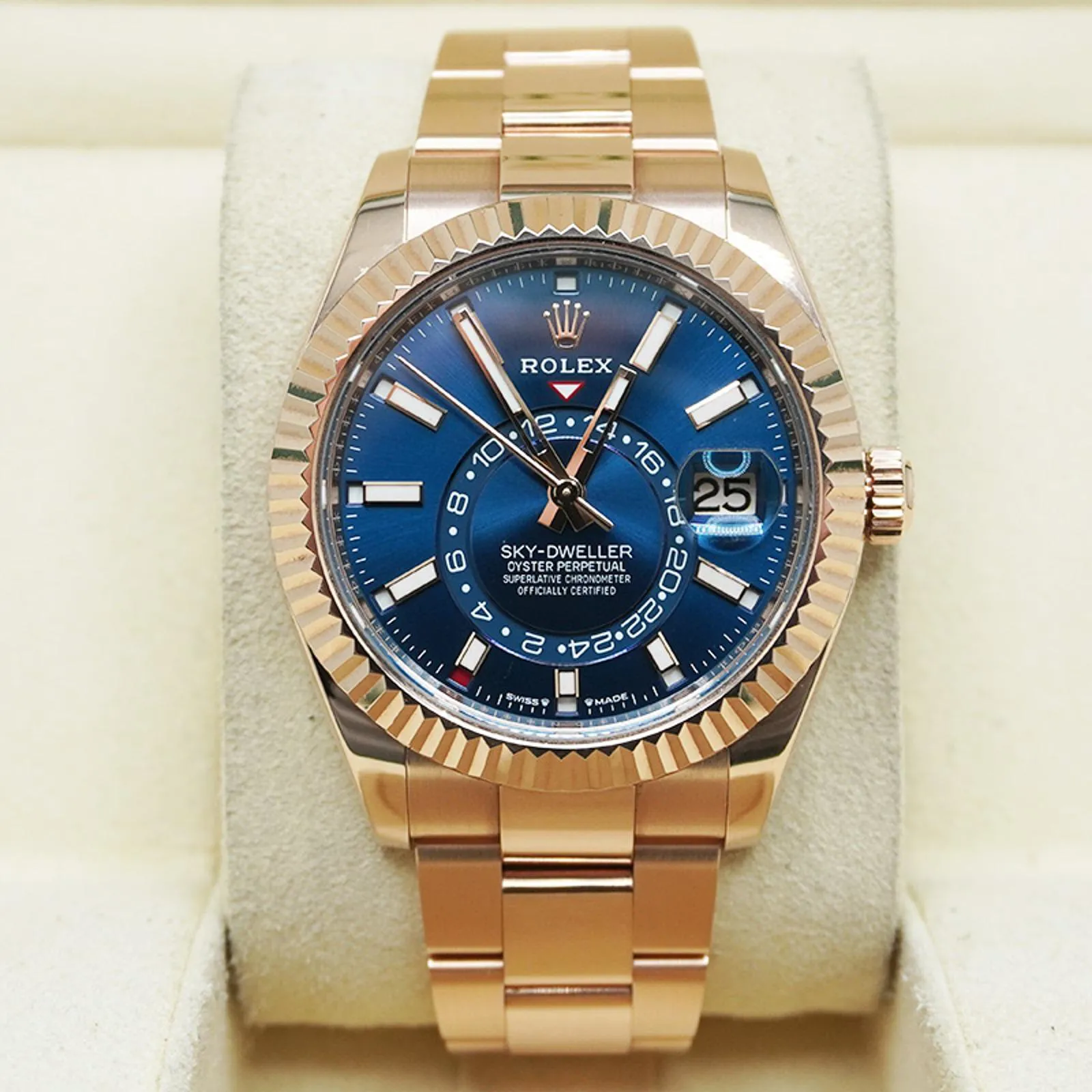Rolex Sky-Dweller 336935-0001 42mm Rose gold Blue