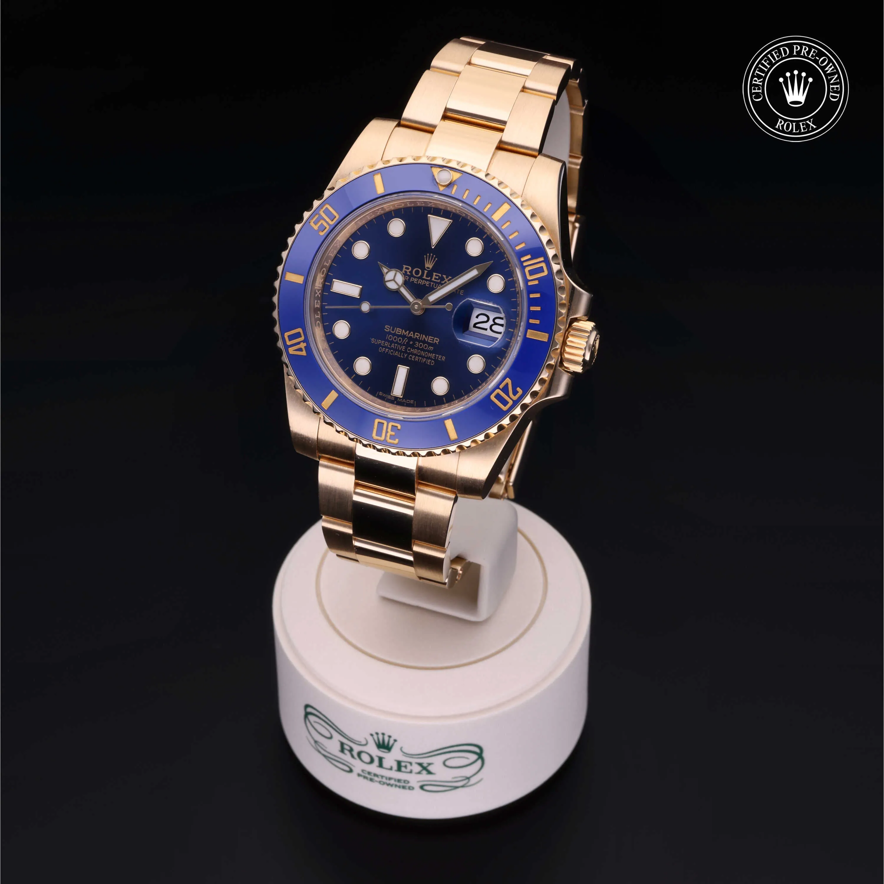 Rolex Submariner 116618LB 40mm Yellow gold Blue 1