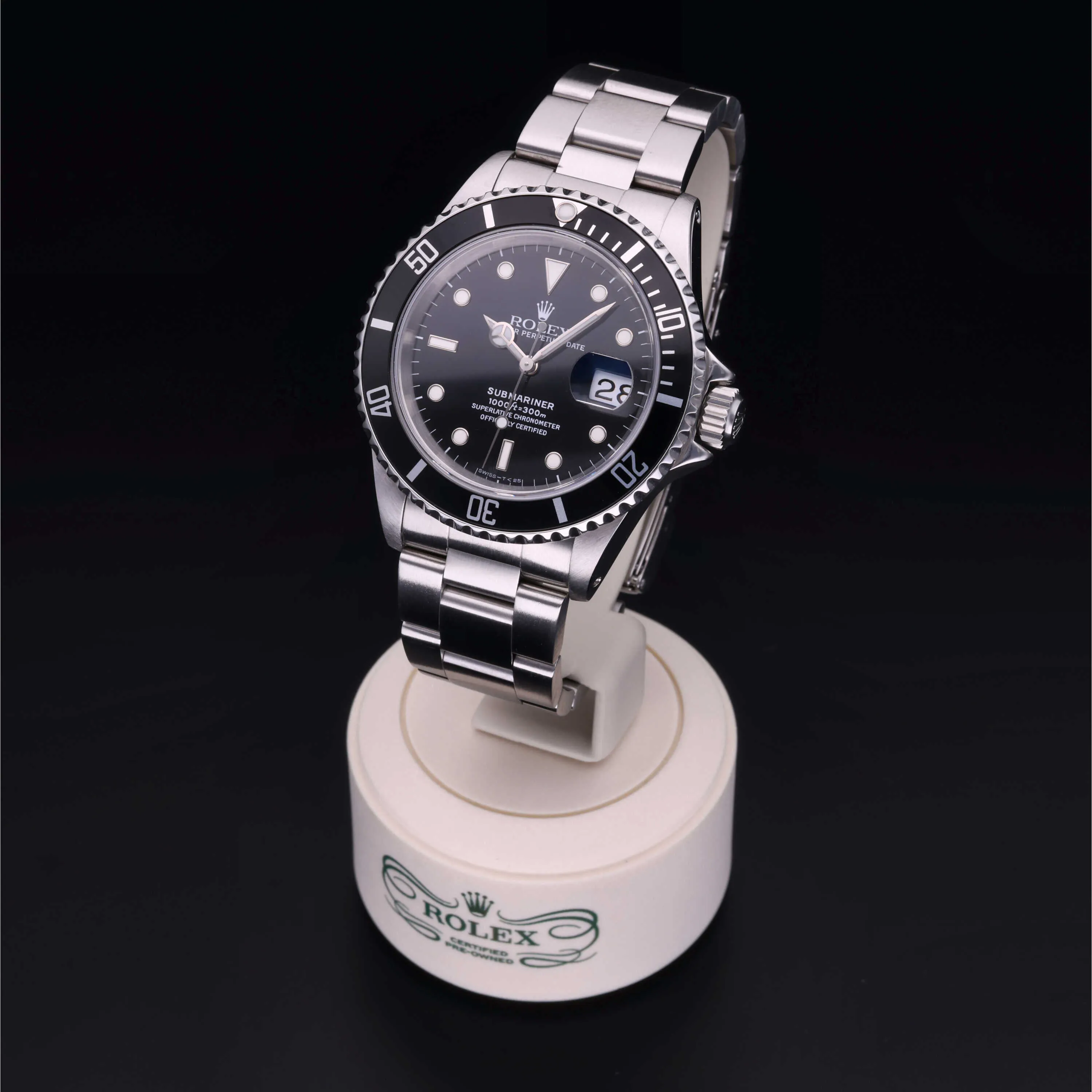 Rolex Submariner 16610 40mm Oystersteel Black 1