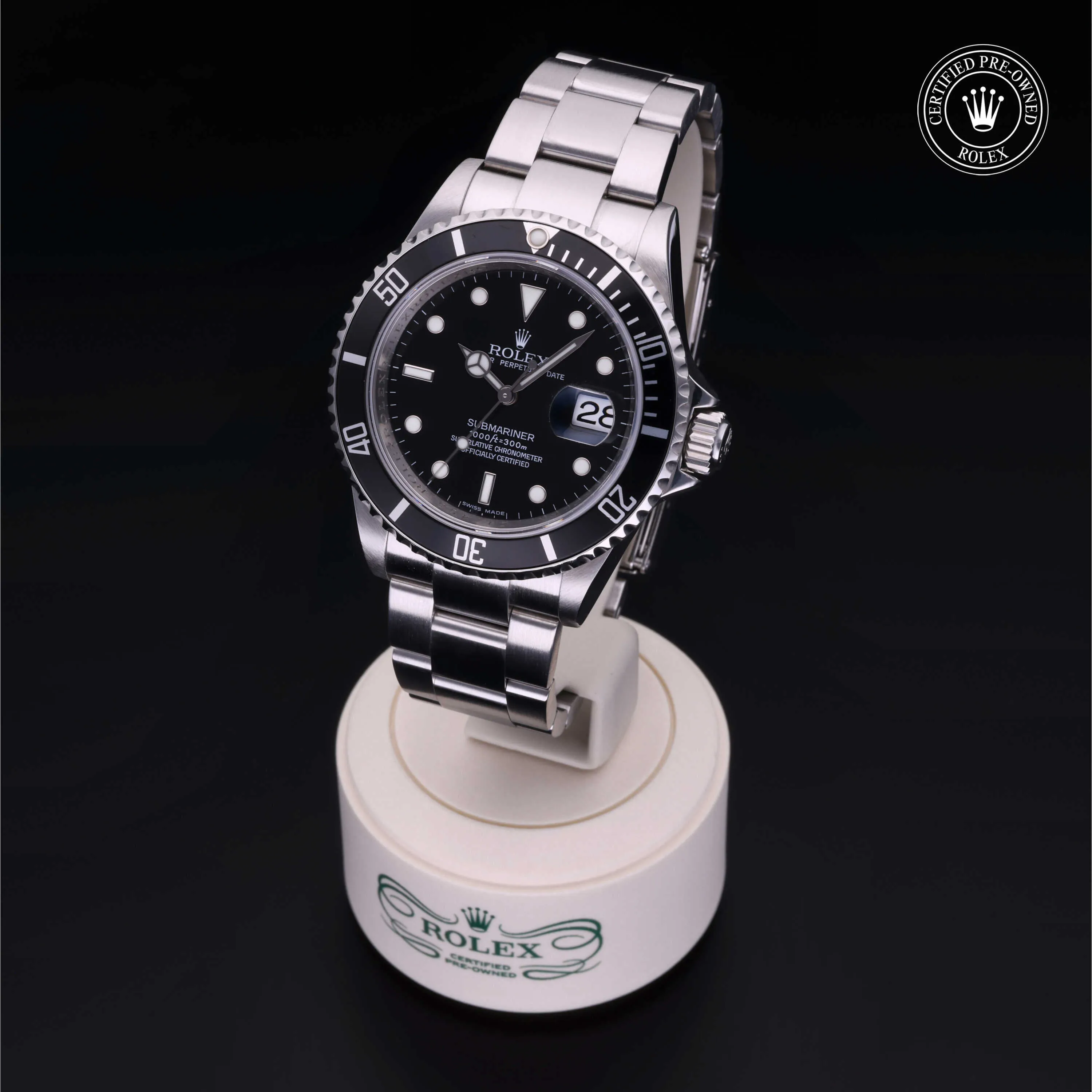 Rolex Submariner 16610 40mm Oystersteel Black 1