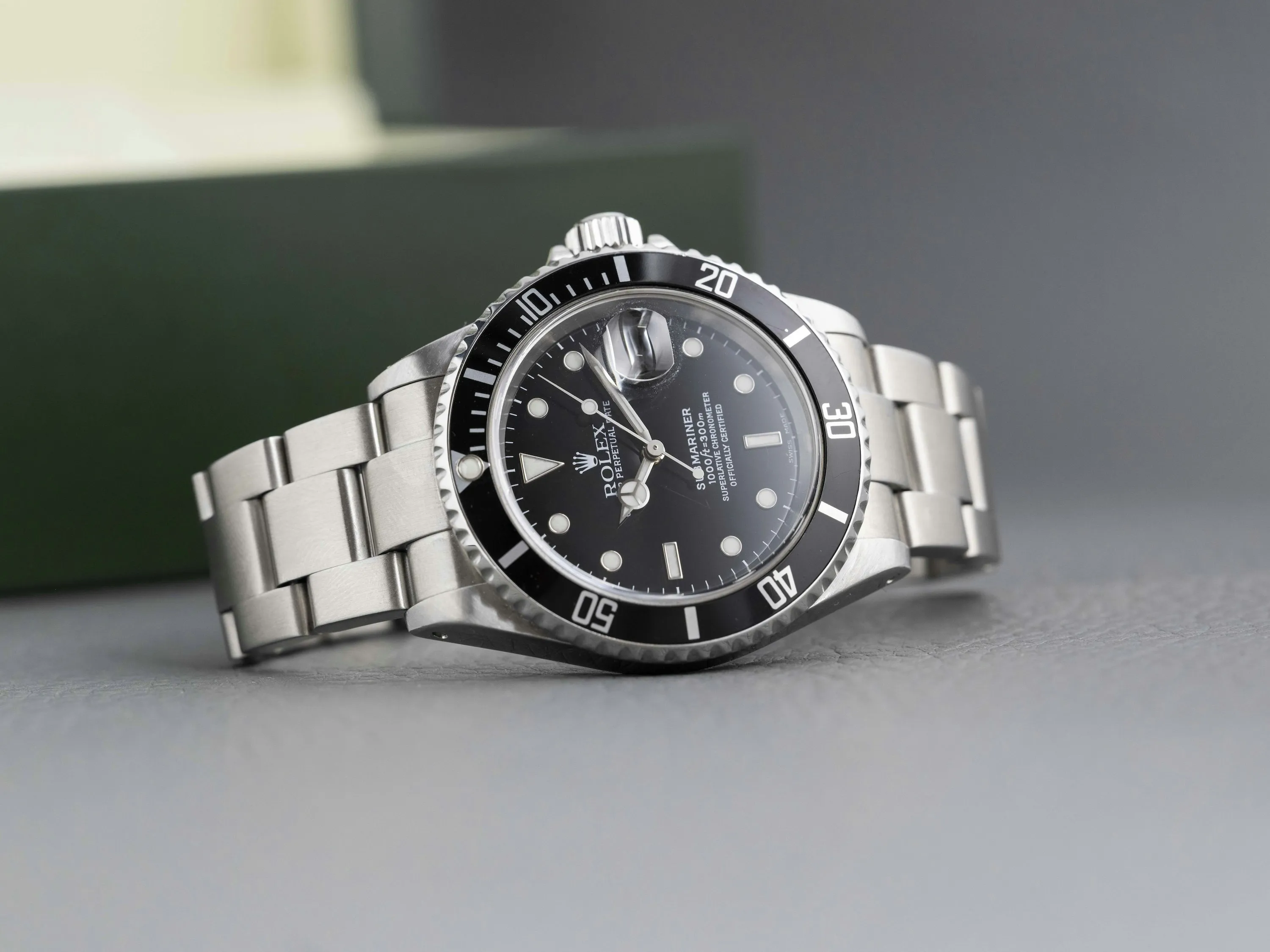 Rolex Submariner 16610 40mm Stainless steel Black