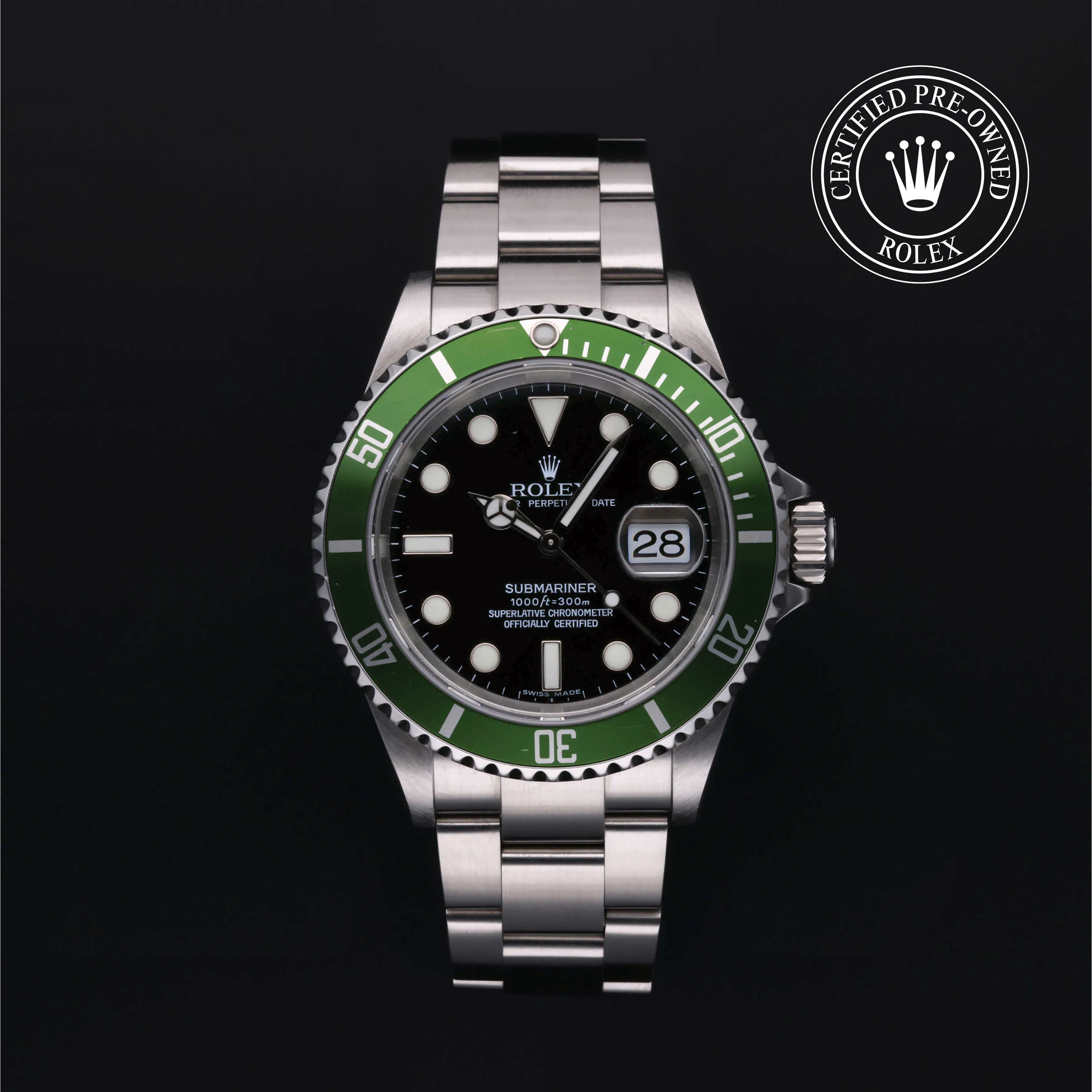 Rolex Submariner 16610LV 40mm Oystersteel Black