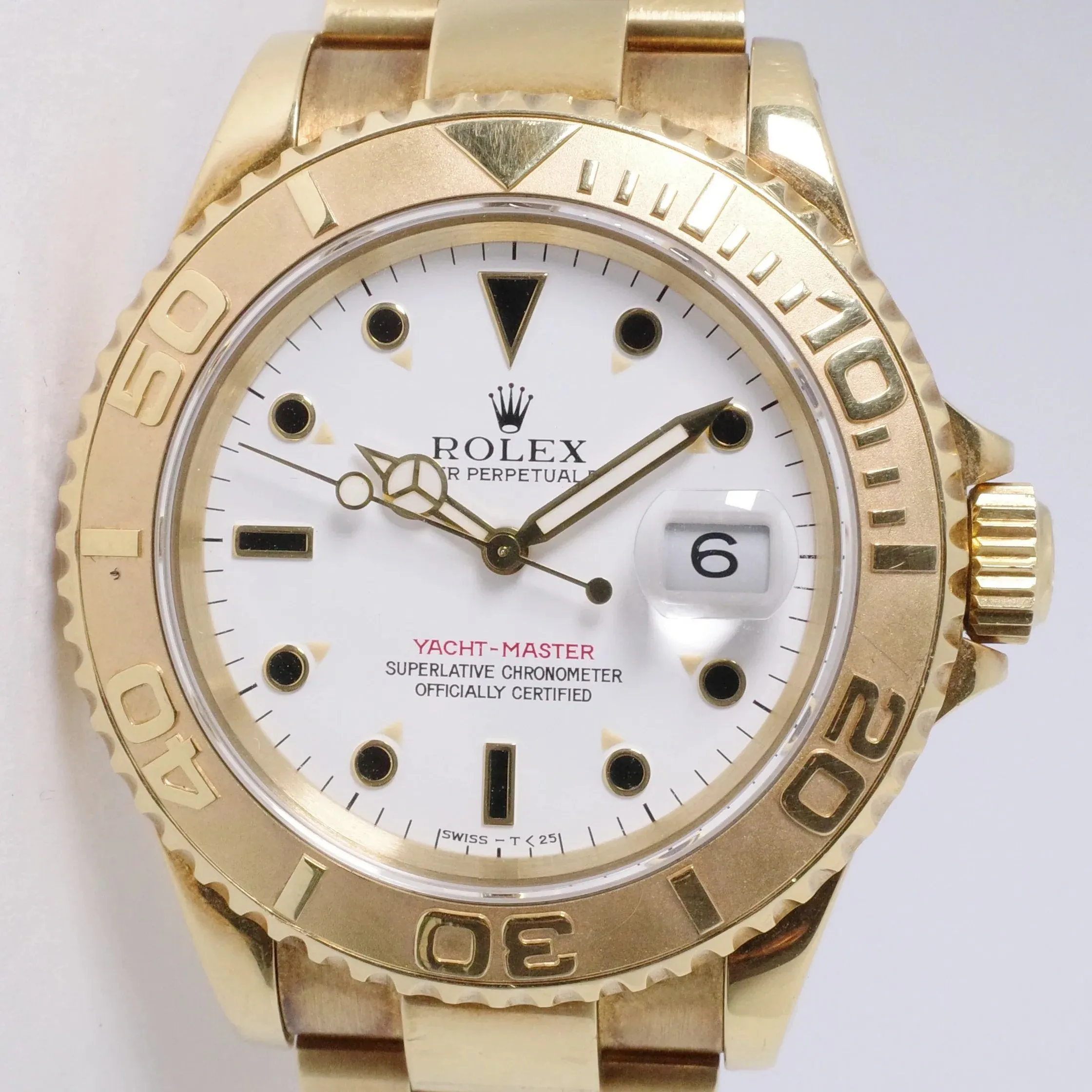 Rolex Yacht-Master 40 16628 40mm Yellow gold White