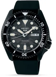 Seiko 5 Sports SRPJ39K1 Stainless steel Black