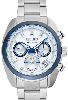 Seiko Astron SBXC093 Ceramic and Stainless steel Silver