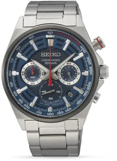 Seiko Chronograph SSB407P1 Stainless steel Blue