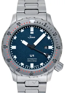 Sinn Diving Watches 1010.0102-Solid-2LSS Stainless steel Blue