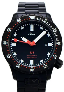 Sinn Diving Watches 1010.020-Solid-2LSS Stainless steel Black