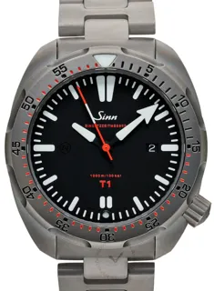 Sinn Diving Watches 1014.010-Solid.2LTI Titanium Black