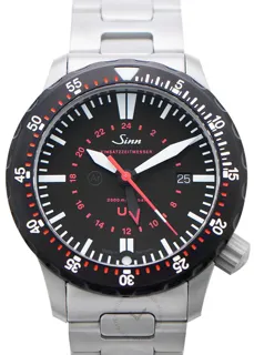 Sinn Diving Watches 1020.040-Solid-2LSS 44mm Stainless steel Black