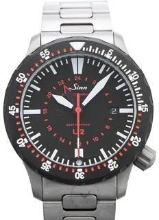 Sinn Diving Watches 1020.050-Solid-2LSS 44mm Stainless steel Black