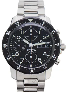 Sinn Instrument Chronographs 103.035-Solid-2LSS 41mm Stainless steel Black