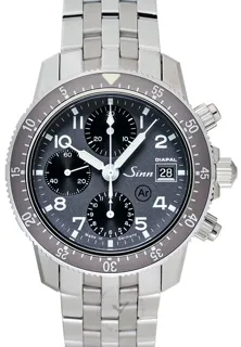 Sinn Instrument Chronographs 103.0616-Solid-FLSS 41mm Stainless steel Black