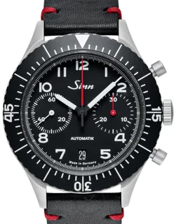 Sinn Instrument Chronographs 158.010-Leather.VBLK - -