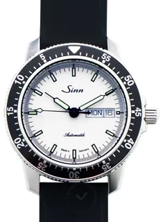 Sinn Instrument Watches 104.012-Silicone-Blk Stainless steel White