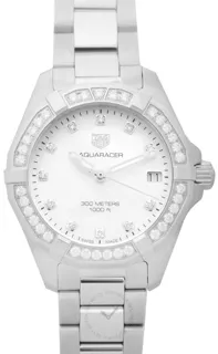 TAG Heuer Aquaracer Lady WBD1315.BA0740 Stainless steel White