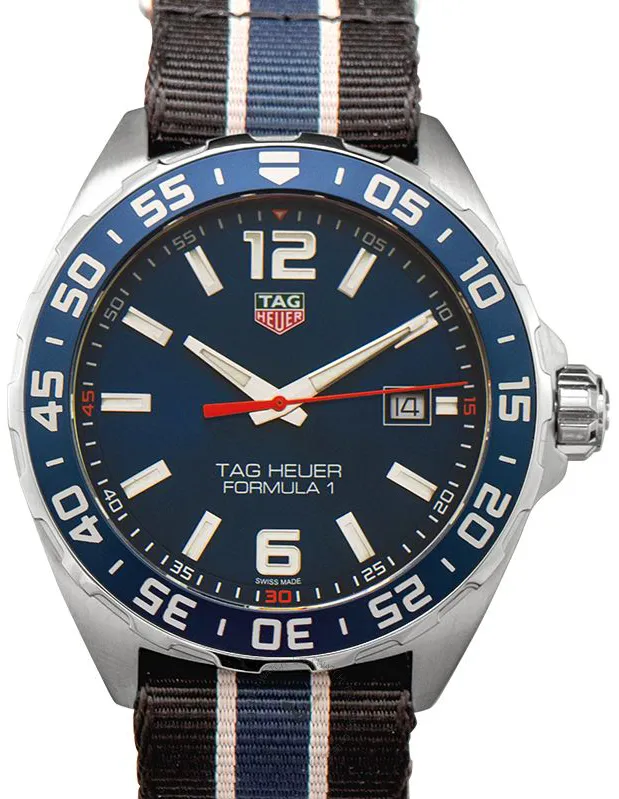 TAG Heuer Formula 1 WAZ1010.FC8197 43mm Stainless steel Blue