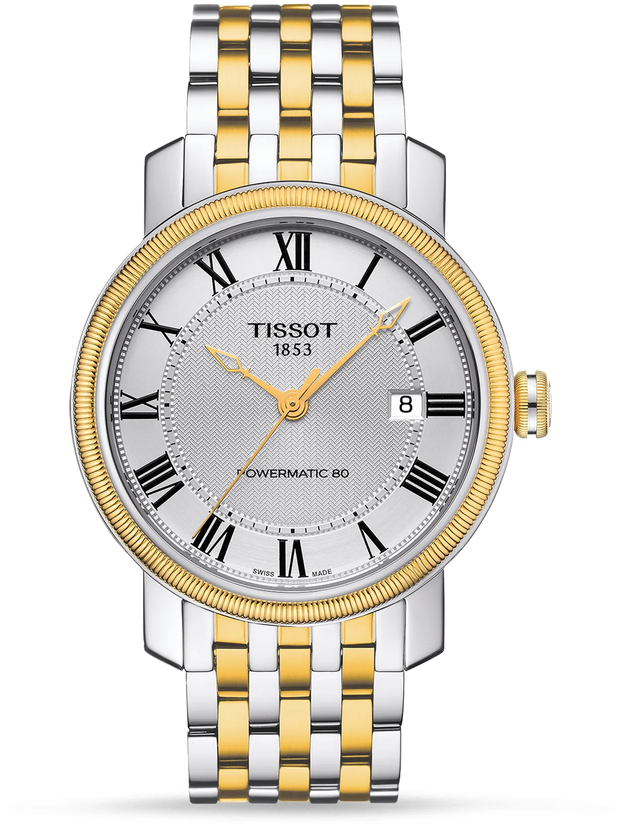 Tissot Bridgeport T097.407.22.033.00 40mm Stainless steel and PVD Silver