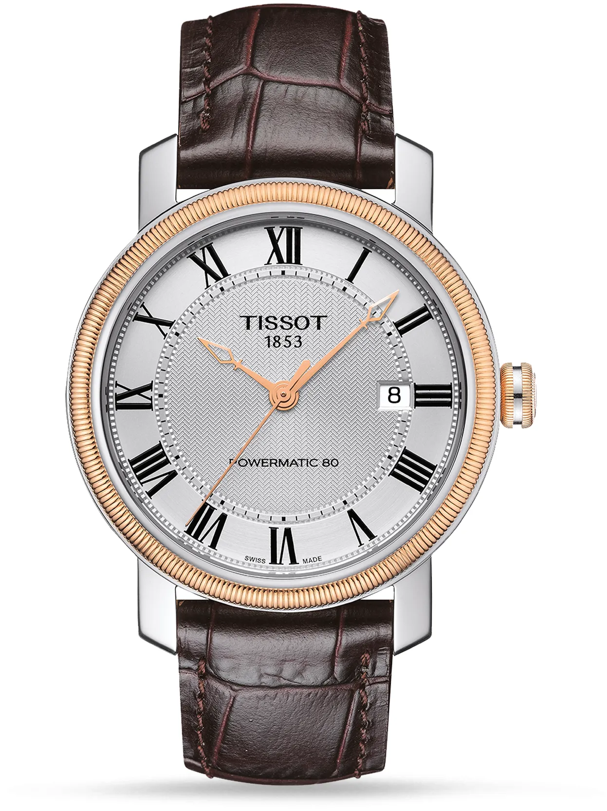 Tissot Bridgeport T097.407.26.033.00 40mm Stainless steel and PVD Silver