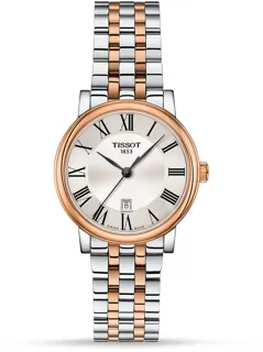 Tissot Carson T1222102203301 Rose gold and Stainless steel Silver