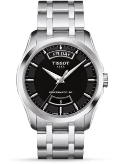 Tissot Couturier T035.407.11.051.01 Stainless steel Black