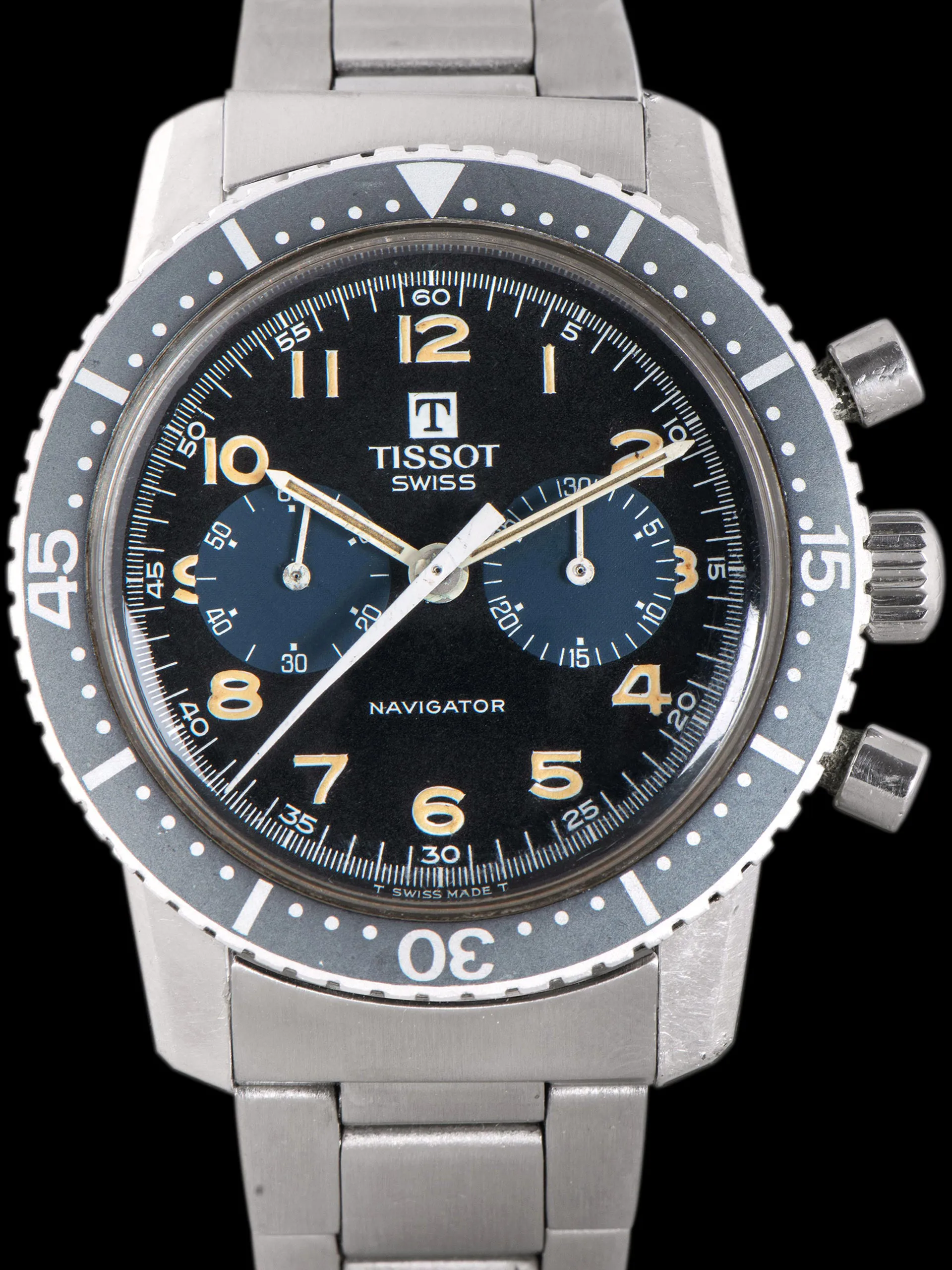 Tissot Navigator 817 40.5mm Stainless steel Blue and dial