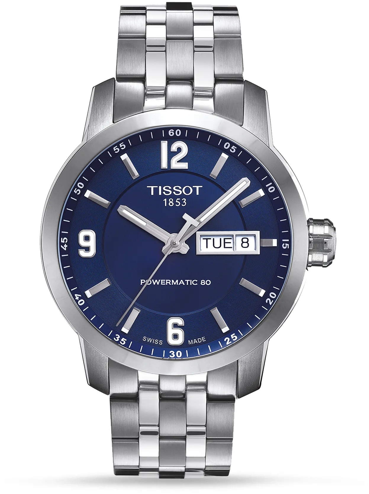 Tissot Powermatic T0554301104700 39mm Stainless steel Blue