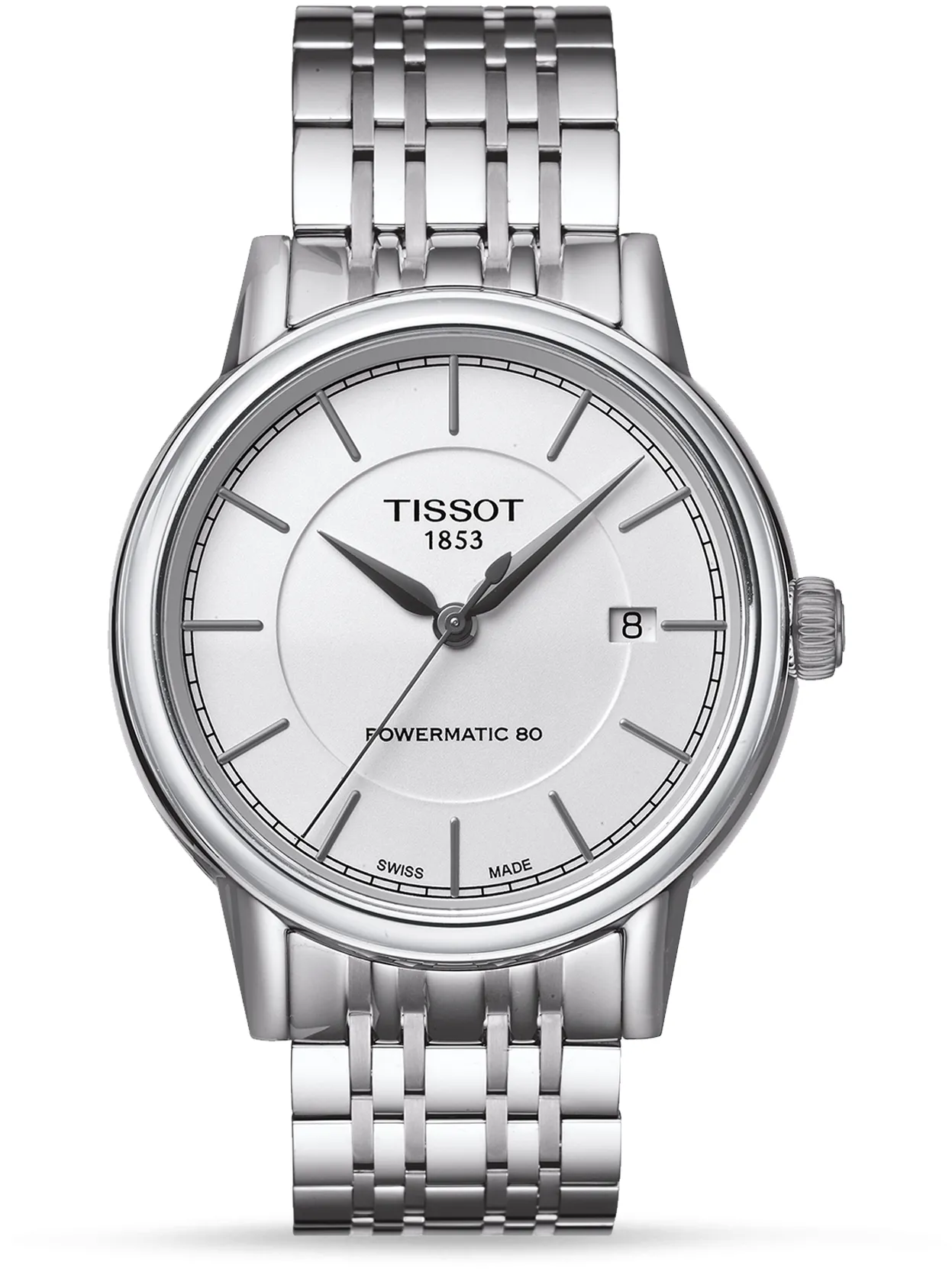 Tissot Powermatic T0854071101100 39mm Stainless steel White