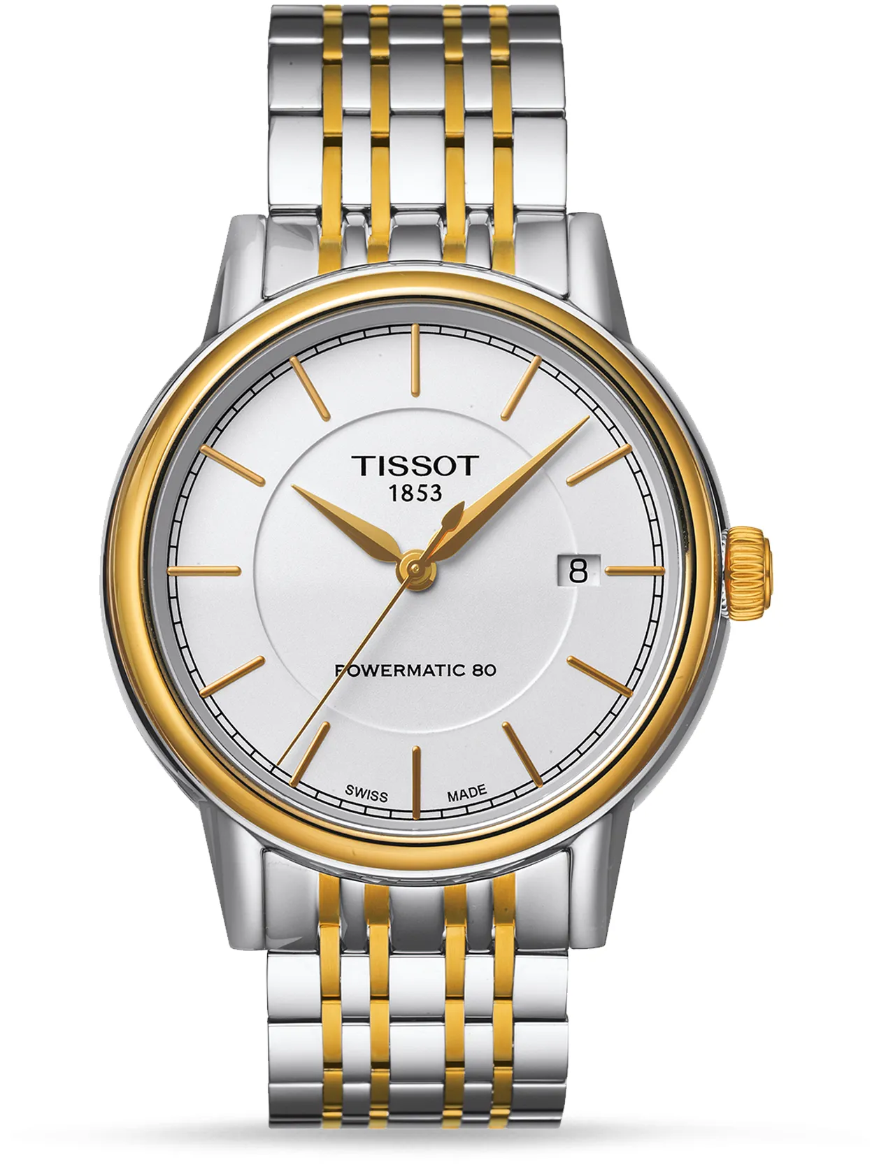 Tissot Powermatic T0854072201100 40mm Stainless steel and PVD Silver