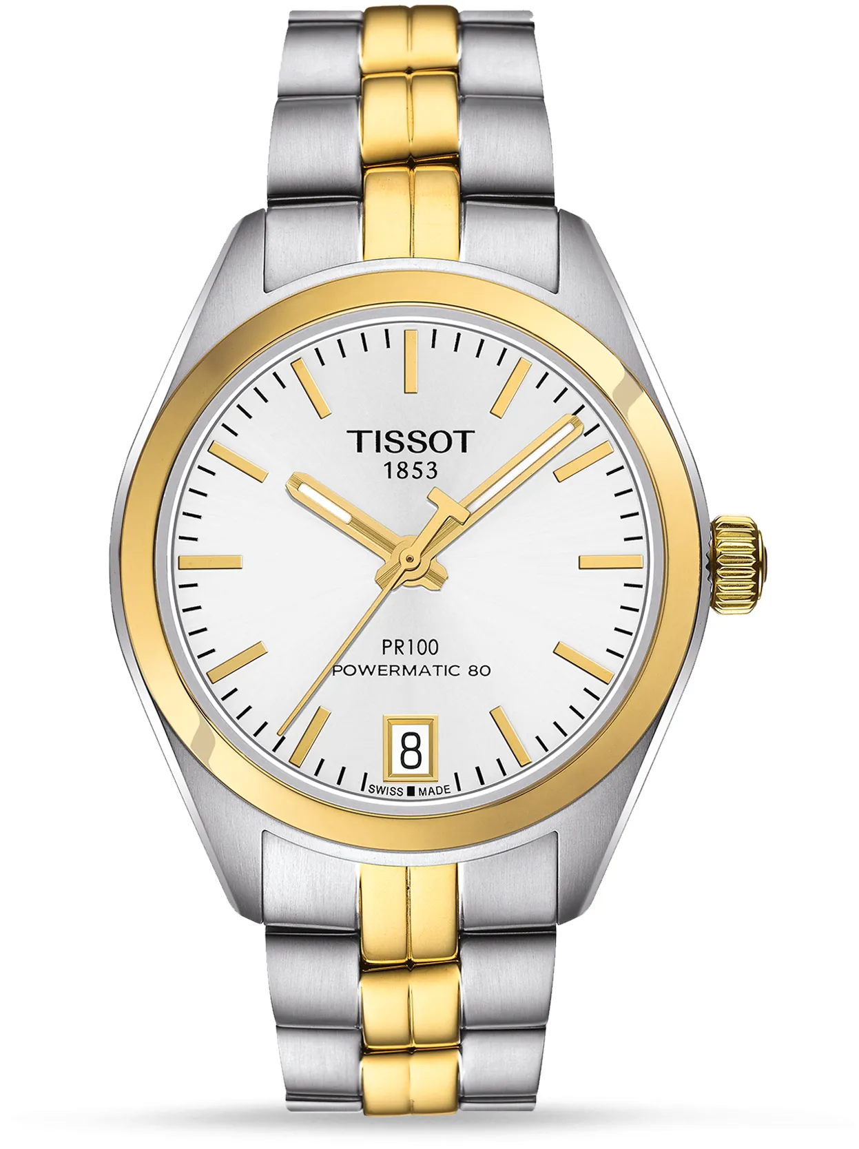 Tissot Powermatic T101.207.22.031.00 33mm Stainless steel and PVD Silver