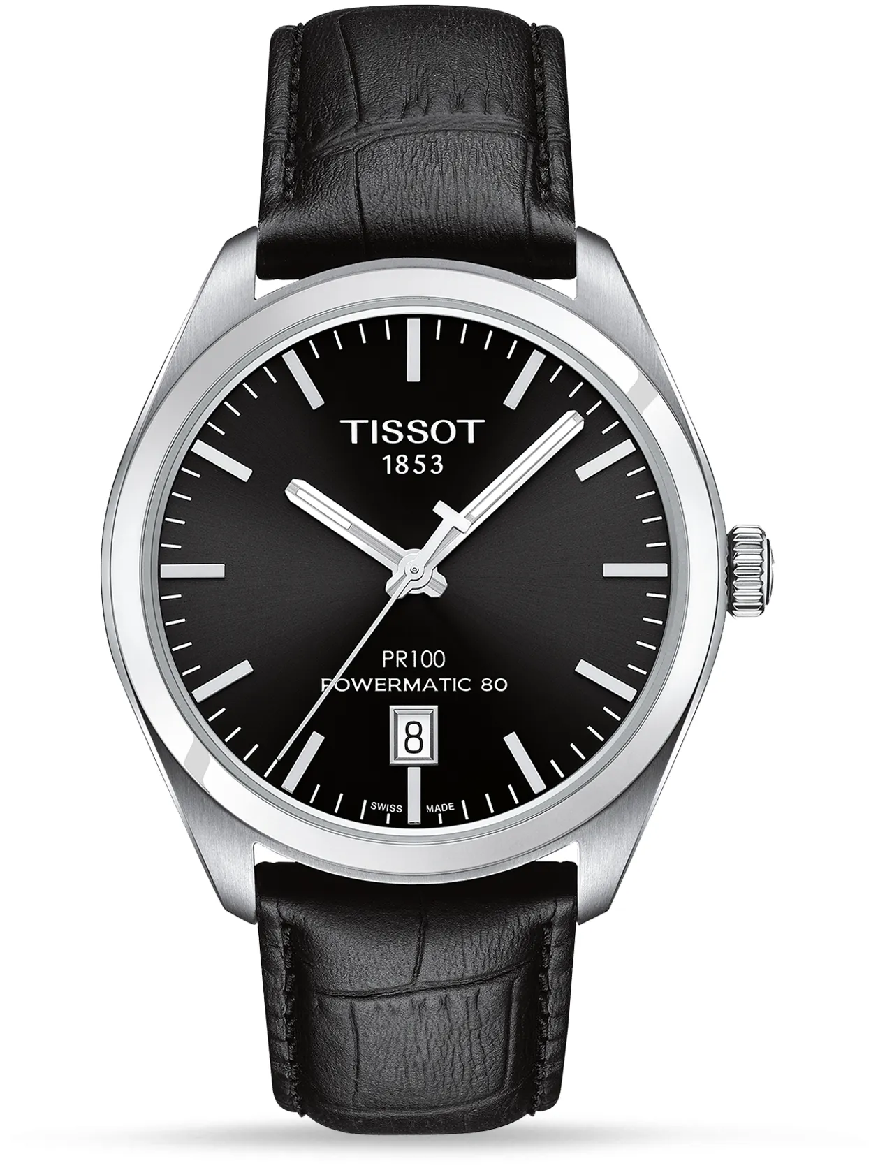 Tissot Powermatic T101.407.16.051.00 39mm Stainless steel Black