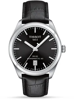 Tissot Powermatic T101.407.16.051.00 Stainless steel Black