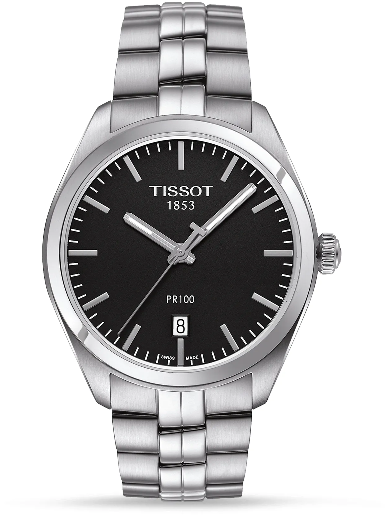 Tissot PR 100 T101.410.11.051.00 39mm Stainless steel Black