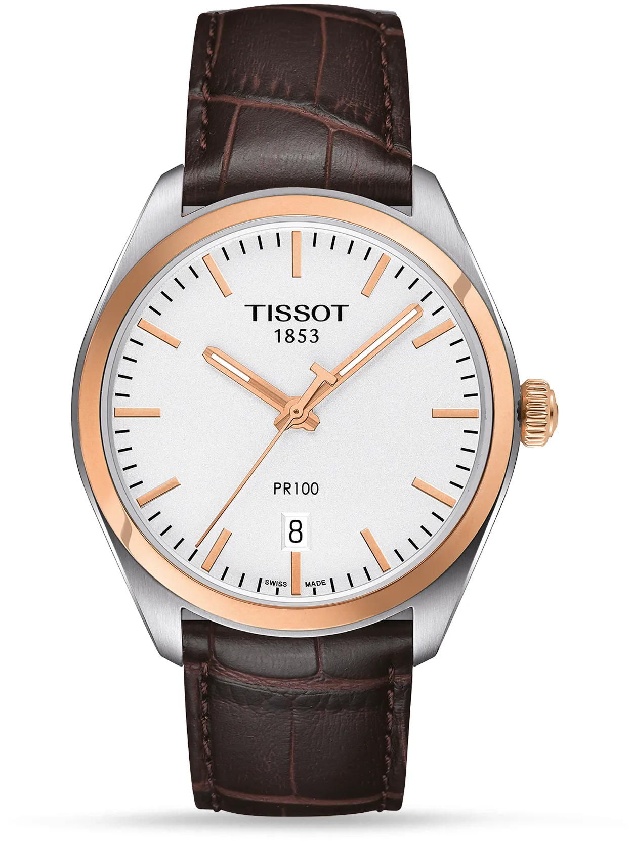 Tissot PR 100 T1014102603100 39mm Stainless steel and PVD Silver