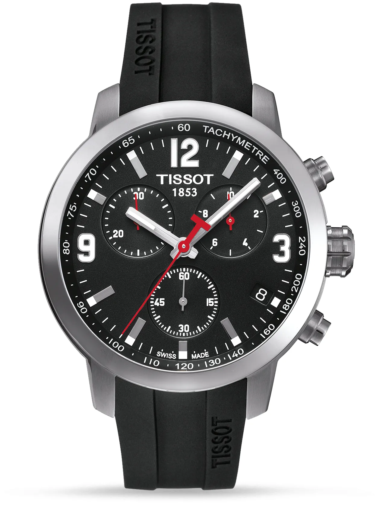 Tissot PRC 200 T055.417.17.057.00 42mm Stainless steel Black