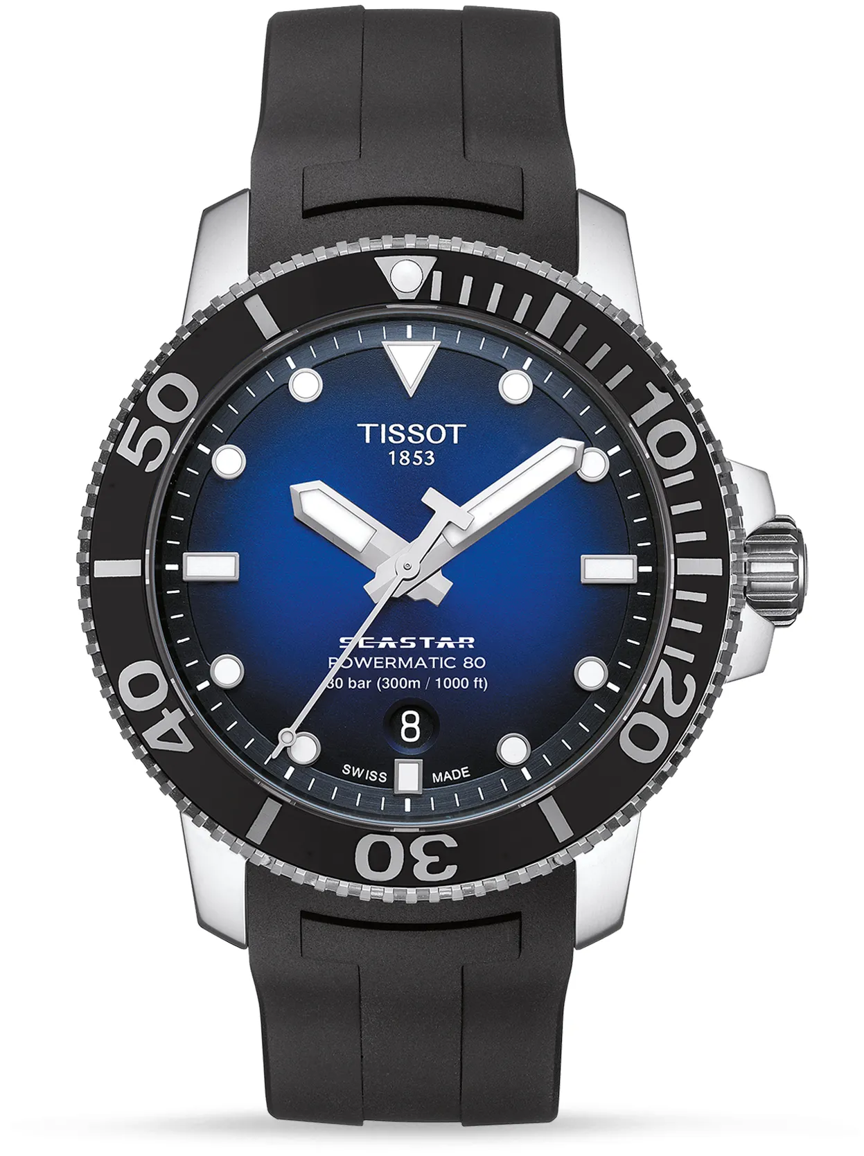 Tissot Seastar 1000 T120.407.17.041.00 43mm Stainless steel Black