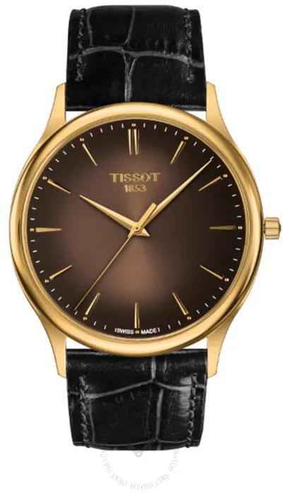 Tissot T-Gold T926.410.16.291.00 Yellow gold Brown