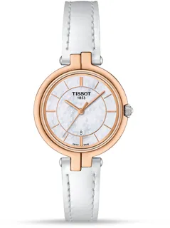 Tissot T-Lady T094.210.26.111.01 Rose gold and Stainless steel White