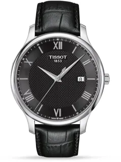 Tissot Tradition T063.610.16.058.00 Stainless steel Black