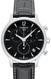 Tissot Tradition T063.617.16.057.00 Stainless steel Black