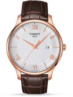 Tissot Tradition T0636103603800 Rose gold and Stainless steel Silver