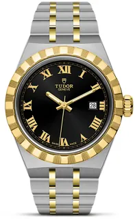 Tudor Royal M28303-0003 18k yellow gold Black