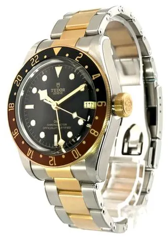 Tudor Black Bay M79833MN-0001 41mm Yellow gold and Stainless steel Black 1