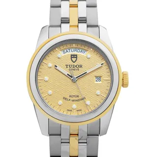 Tudor Glamour 56003-0004 Yellow gold Champagne